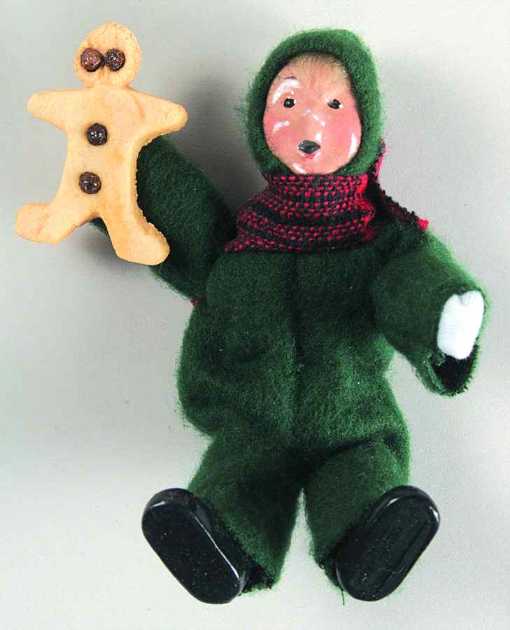 Traditional Assorted Carolers Toddler With Gingerbread Man - No Box by Byers' Choice Ltd-1