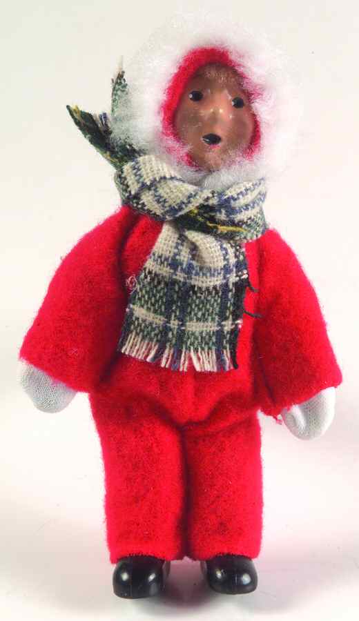 Traditional Assorted Carolers Toddler-Red Snowsuit - No Box by Byers' Choice Ltd-1