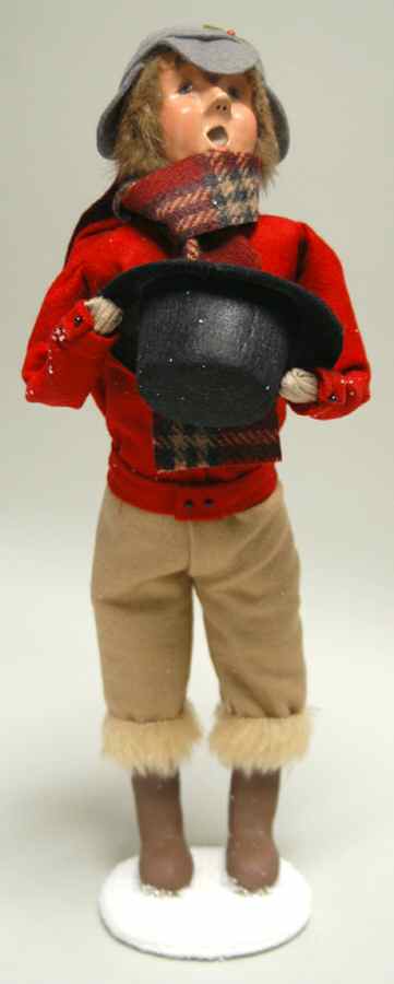 Specialty Families Building Snowman-Man With Hat - No Box by Byers' Choice Ltd-1