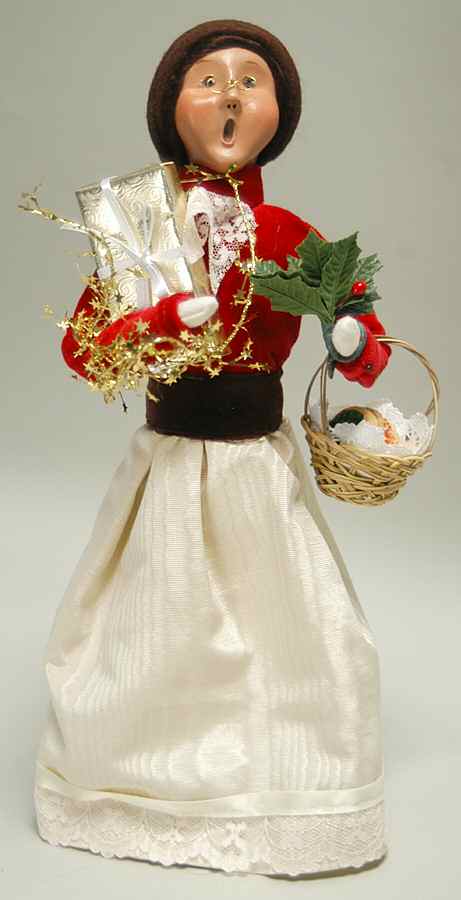 Traditional Assorted Carolers Victorian Woman Shopper - No Box by Byers' Choice Ltd-1
