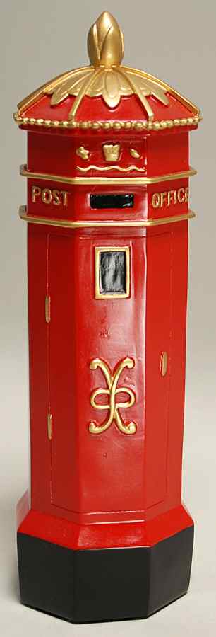 Accessories English Mailbox-Red - No Box by Byers' Choice Ltd-1