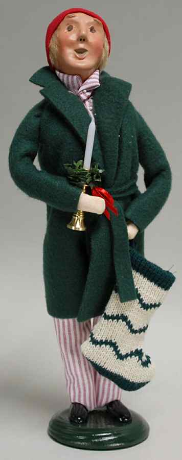 Night Before Christmas Man With Stocking-Robe - No Box by Byers' Choice Ltd-1