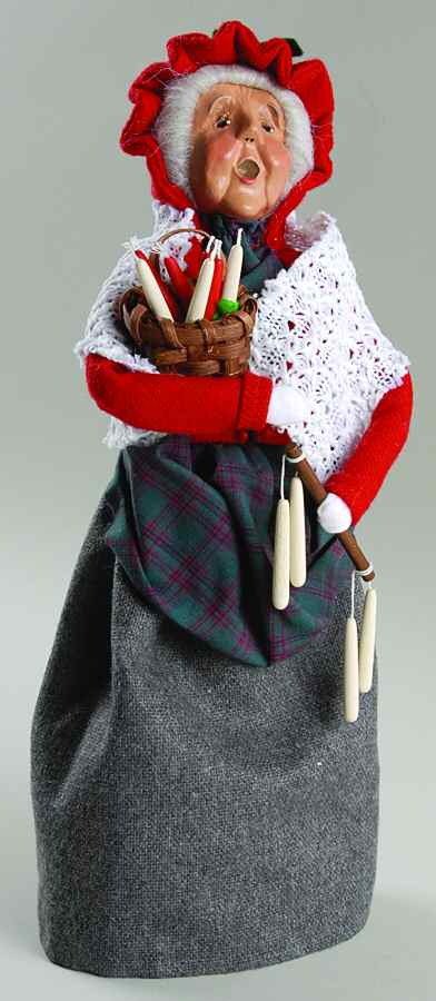 Street Vendors Woman Selling Candles - No Box by Byers' Choice Ltd-1