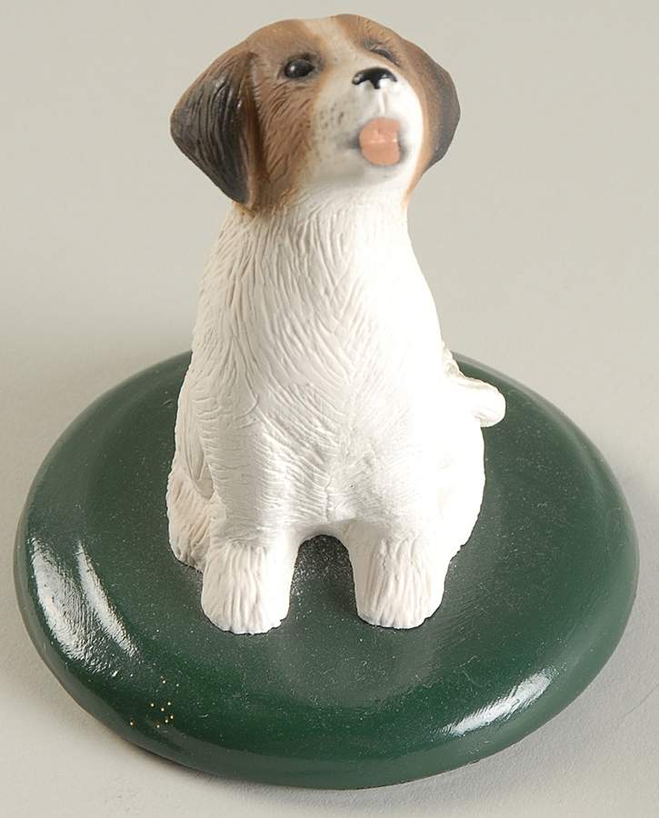 Singing Dogs Brown & White Dog - No Box by Byers' Choice Ltd-1