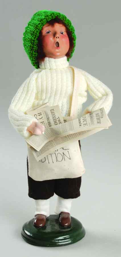 Street Vendors Newspaper Boy-20th Anniversary - No Box by Byers' Choice Ltd-1