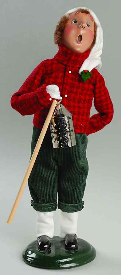 Traditional Assorted Carolers Boy With Lantern - No Box by Byers' Choice Ltd-1