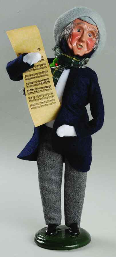 Traditional Assorted Carolers Grandfather With Music-Blue - No Box by Byers' Choice Ltd-1