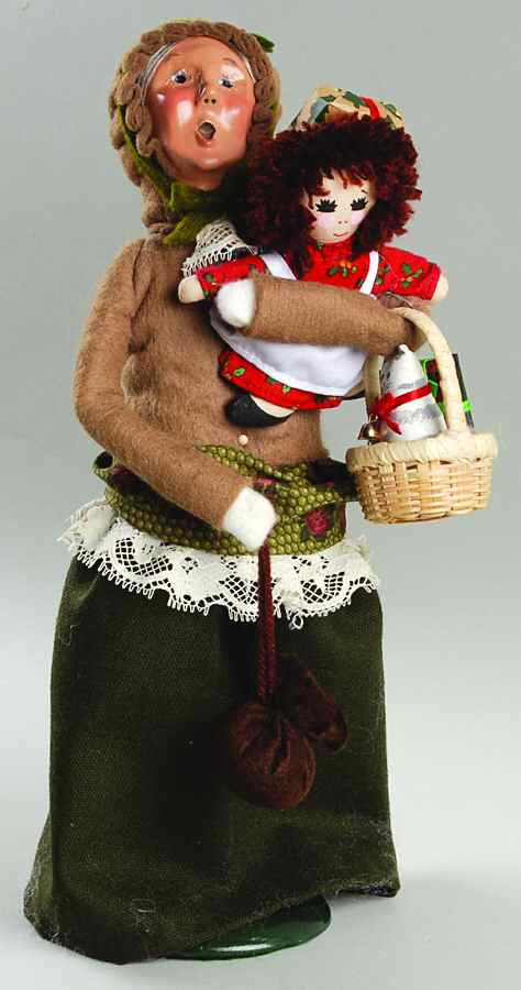 Traditional Assorted Carolers Shopper Grandmother With Doll - No Box by Byers' Choice Ltd-1