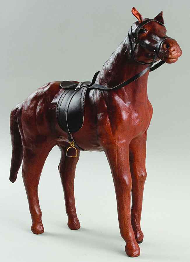 Accessories Leather Horse W/ Saddle - No Box by Byers' Choice Ltd-1