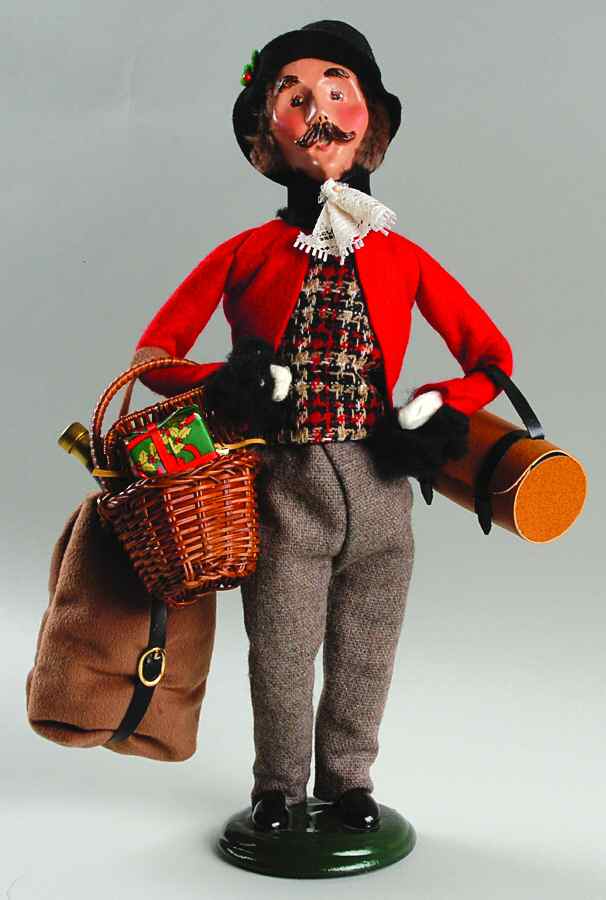 Traditional Assorted Carolers Traveler Man-Red Coat - No Box by Byers' Choice Ltd-1