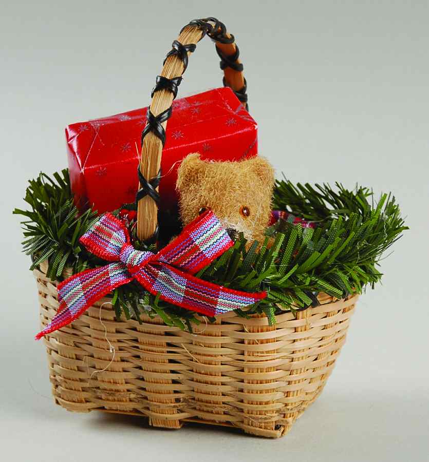 Accessories Basket Of Gifts & Teddy Bear - No Box by Byers' Choice Ltd-1