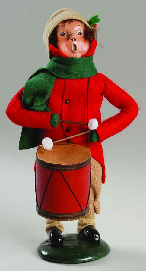 Musicians Drummer Boy-Red Coat - No Box by Byers' Choice Ltd-1
