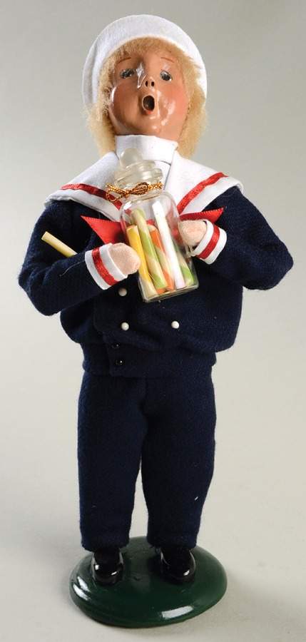 Spring & Summer Carolers Sailor Boy With Candy Jar - No Box by Byers' Choice Ltd-1