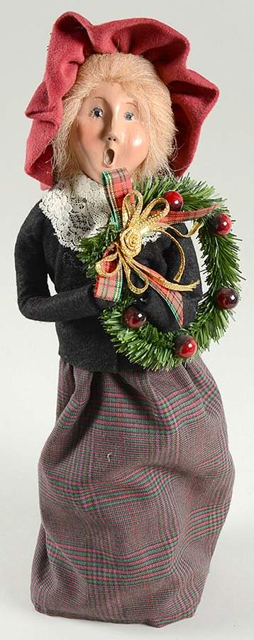 Street Vendors Wreath Seller Only - No Box by Byers' Choice Ltd-1