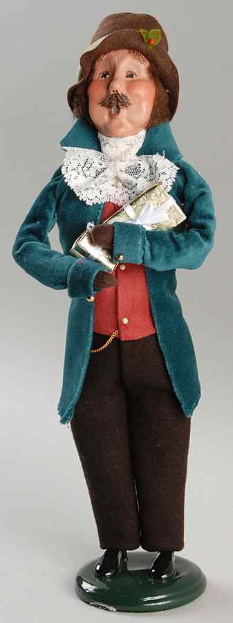 Victorian Specialty Families Sledding-Man With Gifts - No Box by Byers' Choice Ltd-1