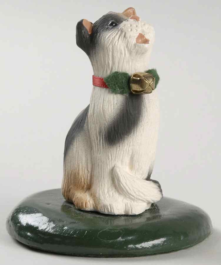 Singing Cats Calico Cat With Jingle Bell Collar - No Box by Byers' Choice Ltd-1