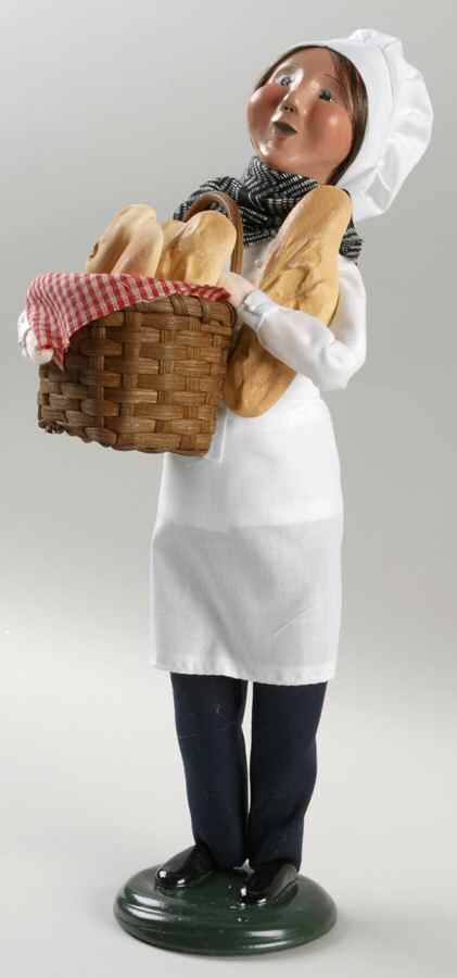 Chefs Chef With Bread - No Box by Byers' Choice Ltd-1