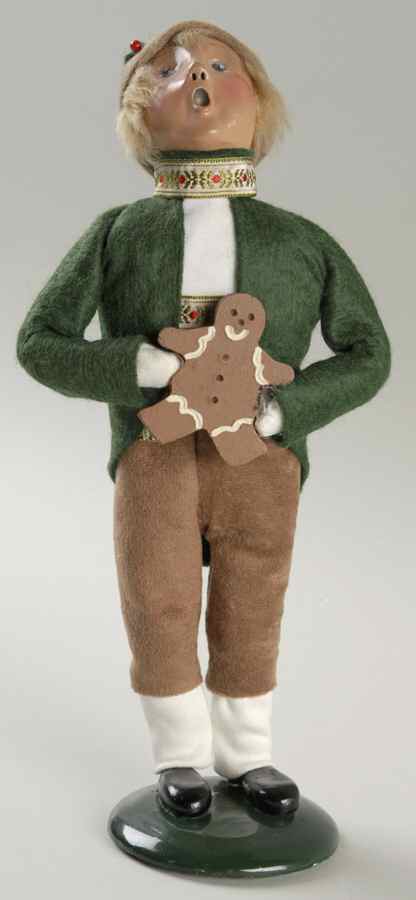 Children of the World Germany-Boy With Gingerbread Man - No Box by Byers' Choice Ltd-1