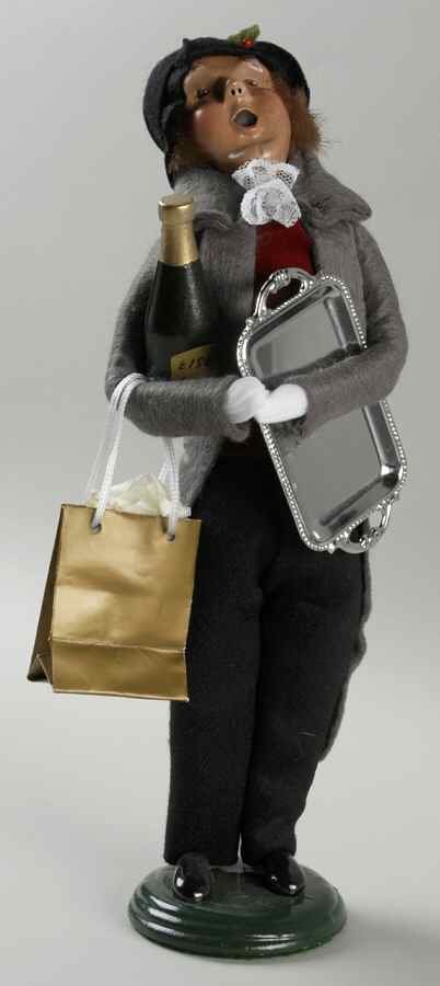 Traditional Assorted Carolers Victorian Man Shopper - No Box by Byers' Choice Ltd-1