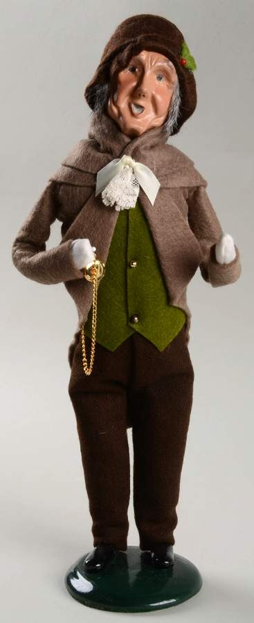 Traditional Assorted Carolers Victorian Grandfather W/Pocket Watch - Nb871, No Box by Byers' Choice Ltd-1