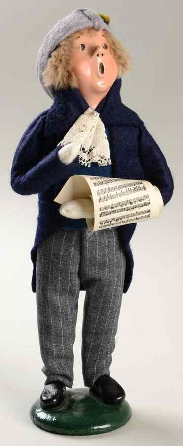Traditional Assorted Carolers Victorian Boy With Music - Nb693, No Box by Byers' Choice Ltd-1