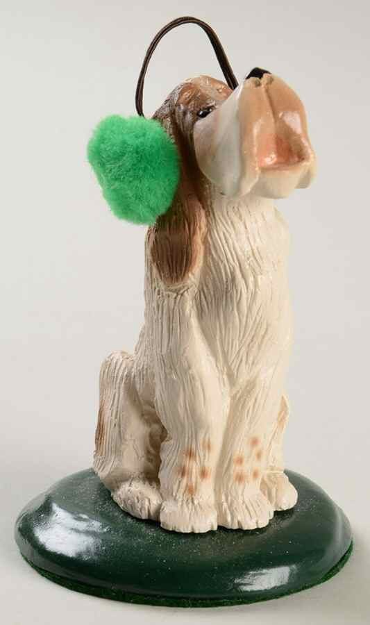 Singing Dogs Dog With Green Earmuffs - No Box by Byers' Choice Ltd-1
