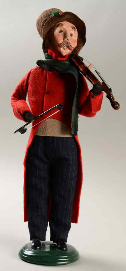 Christmas Waits Man With Violin - No Box by Byers' Choice Ltd-1