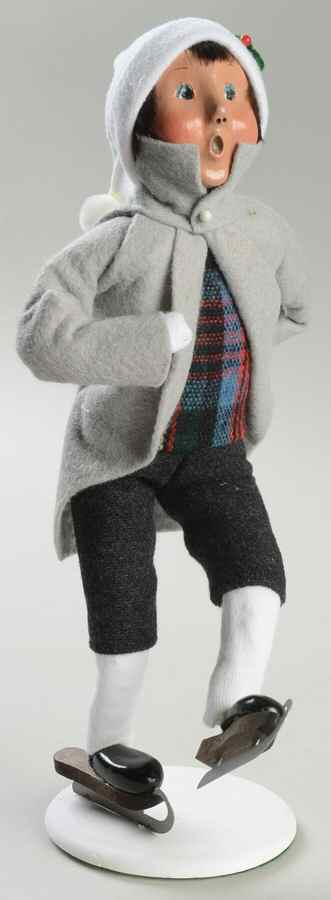 Traditional Assorted Carolers Boy Skater - Nb701, No Box by Byers' Choice Ltd-1