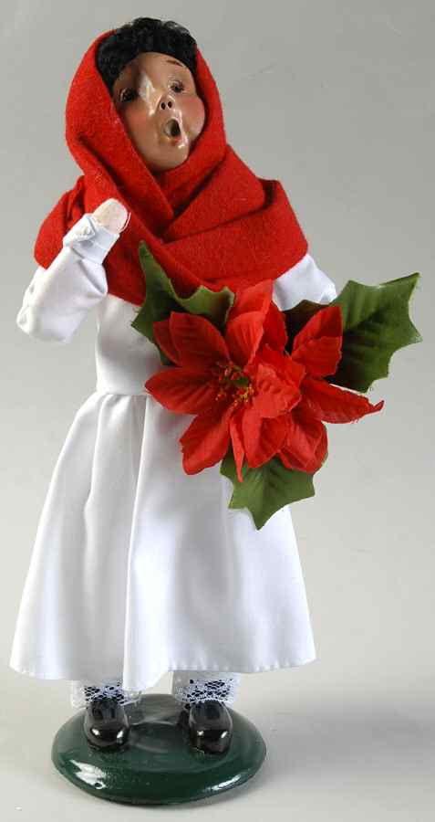Children of the World Mexico-Girl With Poinsettias - No Box by Byers' Choice Ltd-1
