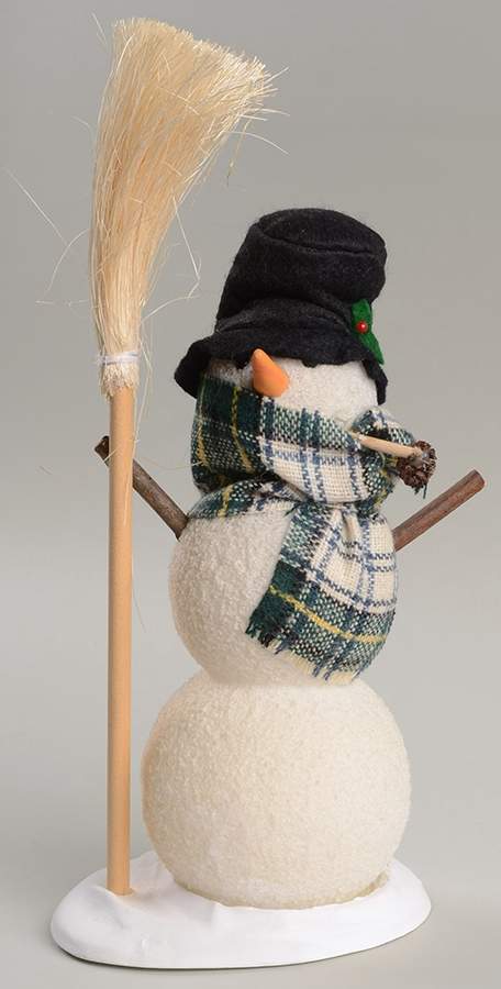 Snowmen Snowman With Broom - No Box by Byers' Choice Ltd-1