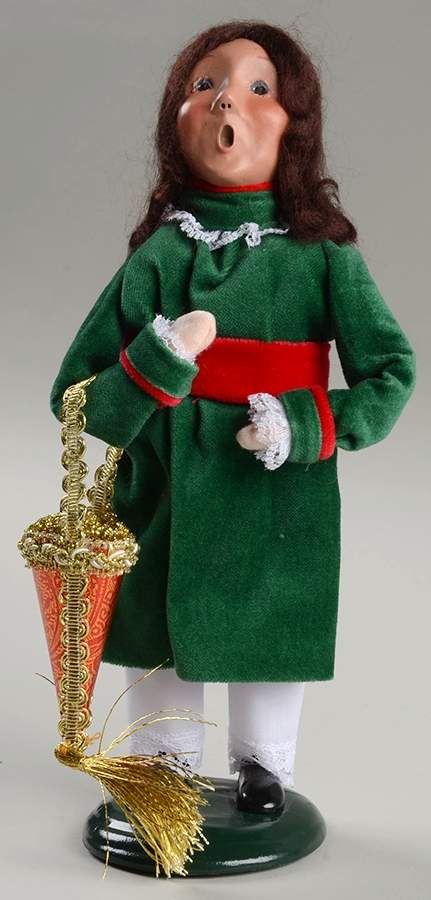 Victorian Specialty Families Decorating-Girl With Cone - No Box by Byers' Choice Ltd-1