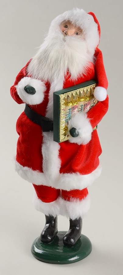 Santa & Mrs Claus Red Velvet Santa With Crackers - No Box by Byers' Choice Ltd-1
