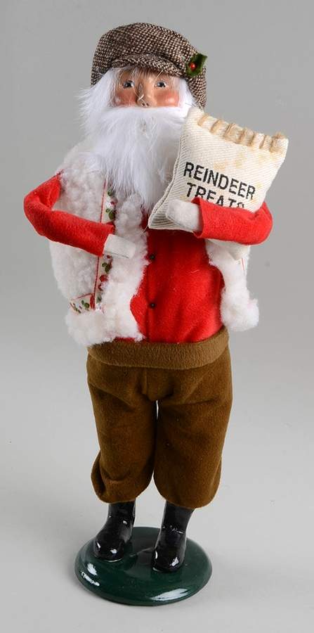Santa & Mrs Claus Santa - Reindeer Treats Only - No Box by Byers' Choice Ltd-1