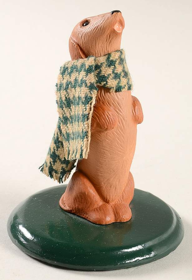 Singing Dogs Dachshund With Scarf - No Box by Byers' Choice Ltd-1