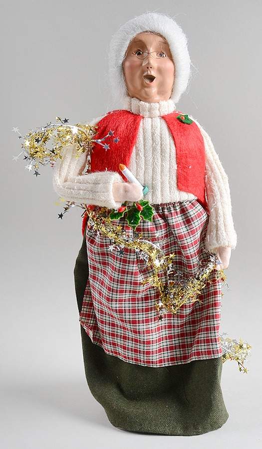 Santa & Mrs Claus Mrs Claus Decorating - No Box by Byers' Choice Ltd-1