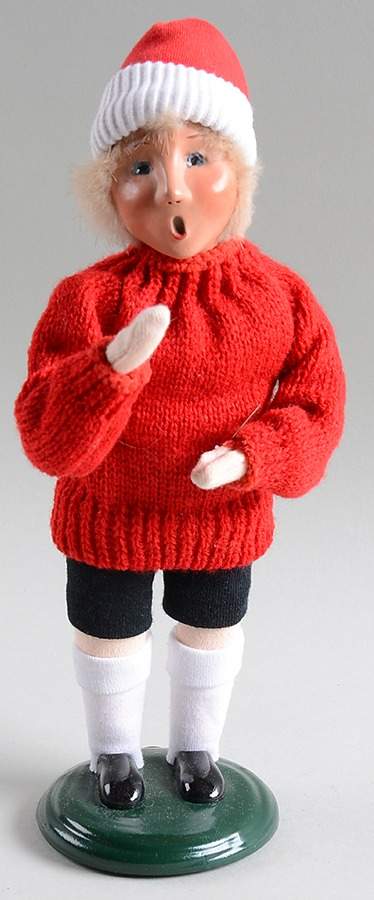 Specialty Families Sporting Family-Boy With Soccer Ball - No Box by Byers' Choice Ltd-1
