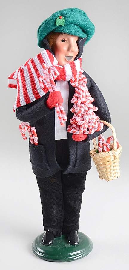 Street Vendors Man Selling Candy Canes - No Box by Byers' Choice Ltd-1