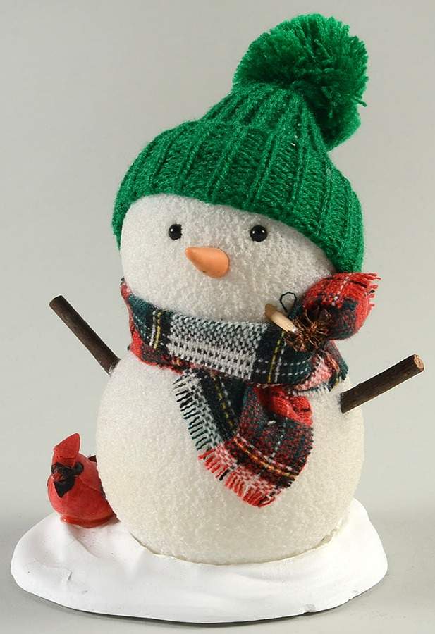 Snowmen Snowman With Cardinal - No Box by Byers' Choice Ltd-1