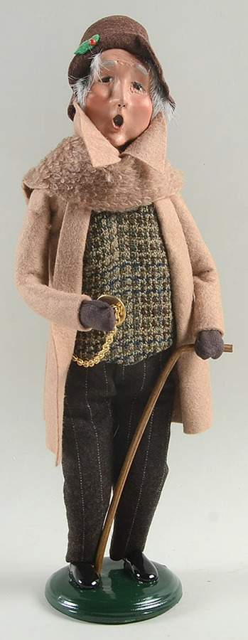 Traditional Assorted Carolers Grandfather With Pocket Watch - No Box Nb1200 by Byers' Choice Ltd-1