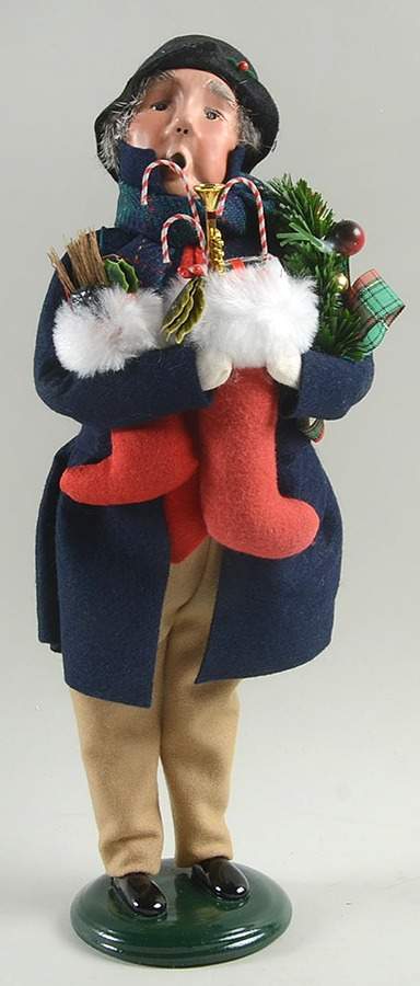 Traditional Assorted Carolers Grandfather Shopper - No Box Nb1199 by Byers' Choice Ltd-1