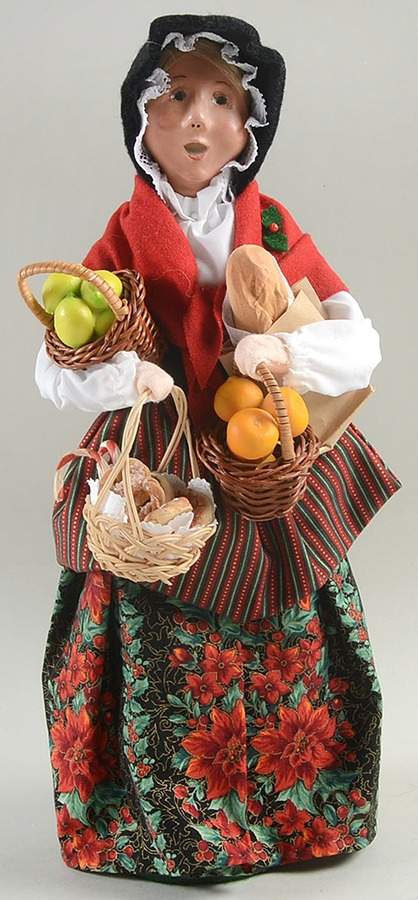 Traditional Assorted Carolers Shopper Grandmother-Holiday Print - No Box Nb1196 by Byers' Choice Ltd-1