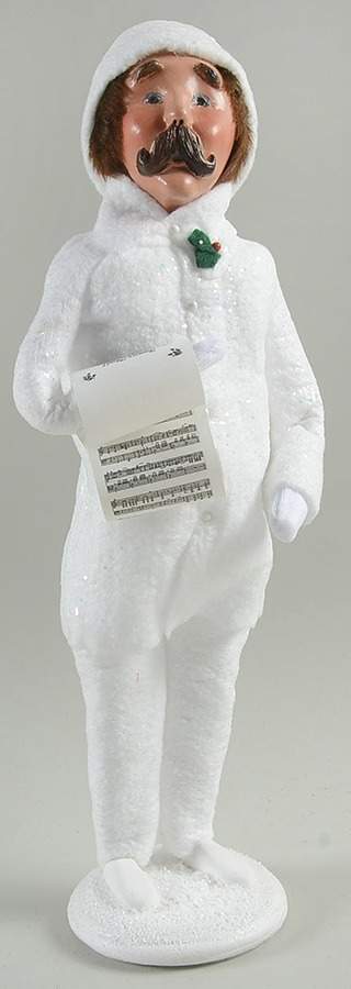 Traditional Assorted Carolers Winter White Family-Man - No Box by Byers' Choice Ltd-1