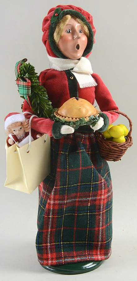 Specialty Families Bearing Gifts - Woman With Pie - No Box by Byers' Choice Ltd-1