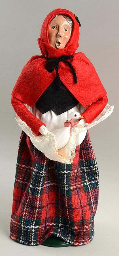 Traditional Assorted Carolers Grandmother With Goose In Apron - Nb690, No Box by Byers' Choice Ltd-1