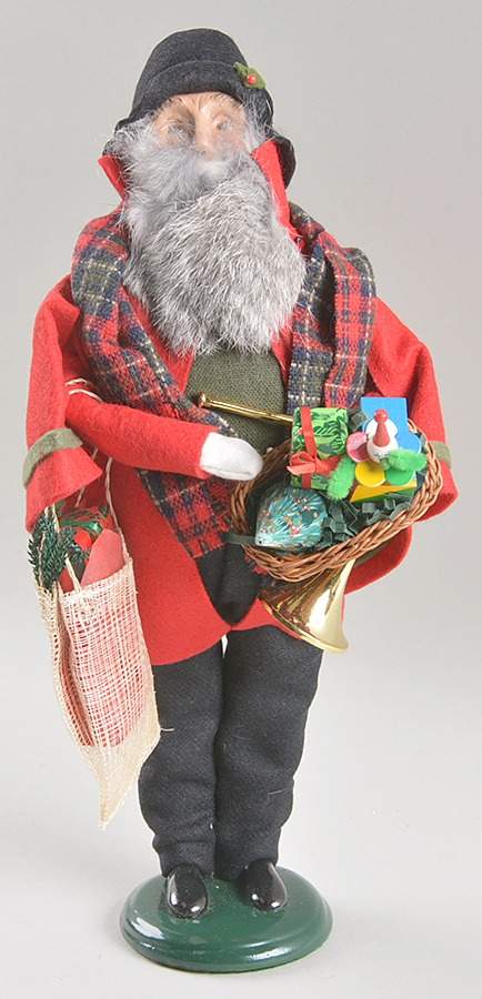 Traditional Assorted Carolers Grandfather Shopper With Toys-Horn - Nb997, No Box by Byers' Choice Ltd-1