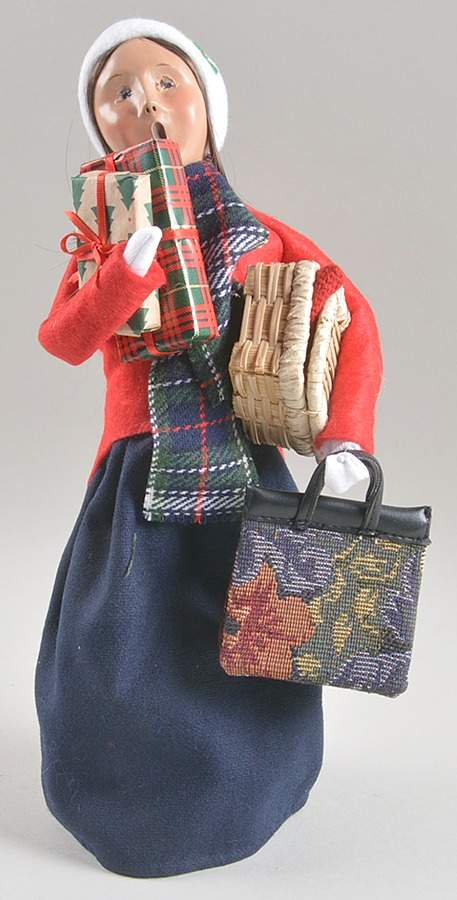 Traditional Assorted Carolers Traveler Woman-Red Coat - Nb1041, No Box by Byers' Choice Ltd-1