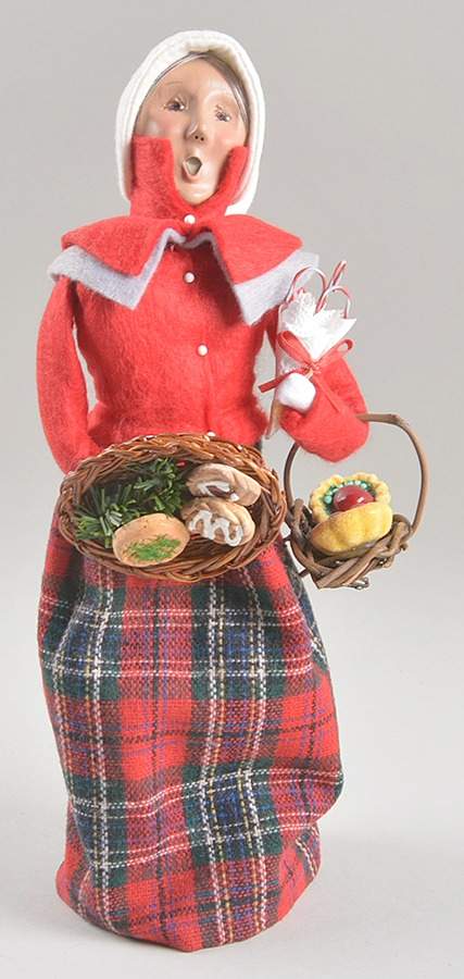 Traditional Assorted Carolers Shopper Grandmother With Bread And Cooki - Nb917, No Box by Byers' Choice Ltd-1