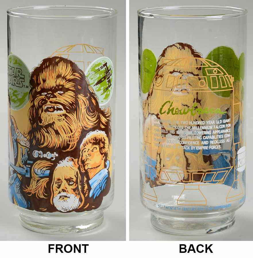 Star Wars Glassware Chewbacca - No Box by Burger King-1