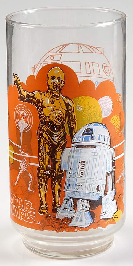 Star Wars Glassware R2-D2 And C-3po - No Box by Burger King-1