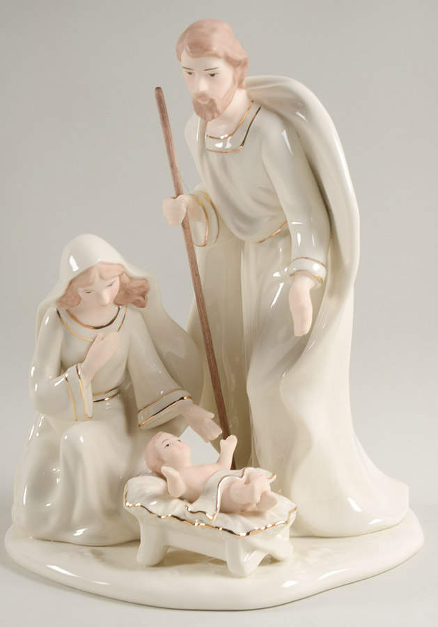 Belleek Figurines Nativity Family Large  - No Box by Belleek Pottery (Ireland)-1